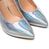 AMBROSE Plateau Pumps Weiss Metallic | Giaro_188737.jpg