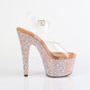 BEJEWELED-708MS Plateau High-Heel Sandalette Braun Glitzer | Pleaser_188584.jpg