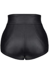 Verführerische Damen-Kunstleder-Shorts BRMonica001 Black Rose Collection | Demoniq