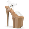 FLAMINGO-808 High Heels Sandalette - Transparent/Beige | Pleaser_100084.jpg