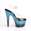 Plateau High Heels ADORE-708SS - Schwarz/Blau Glitter_78655.jpg