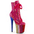 FLAMINGO-1020HG Plateau Stiefelette - Pink Mehrfarbig | Pleaser_129771.jpg