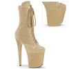 FLAMINGO-1045VEL Plateau Stiefelette Beige Velour | Pleaser_175285.jpg