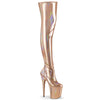 FLAMINGO-3000HWR Overknee Plateau Stiefel Roségold | Pleaser_129786.jpg