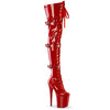 FLAMINGO-3028 Overknee Plateau Stiefel Rot Lack | Pleaser_129790.jpg