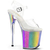 FLAMINGO-808RG-01 Plateau Sandalette - Regenbogenmuster | Pleaser_129800.jpg