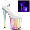 FLAMINGO-808RG-03 Plateau Sandalette - Regenbogenmuster Glow | Pleaser_129802.jpg