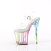 FLAMINGO-808RG-03 Plateau Sandalette - Regenbogenmuster Glow | Pleaser_136538.jpg