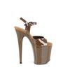 FLAMINGO-809 High Heels Sandalette - Braun | Pleaser_101161.jpg