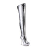 Giaro Overknee Plateau Stiefel BRISA Silber Glänzend_167605.jpg