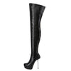 Giaro Overknee Plateau Stiefel BRISA Snake Schwarz_155911.jpg