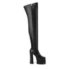 Giaro Overknee Plateau Stiefel CAUTION Schwarz Matt_154435.jpg