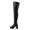 Giaro Overknee Plateau Stiefel COSMO Schwarz Matt_154450.jpg