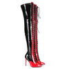 Giaro Overknee Stiefel Veruska schwarz rot_71115.jpg