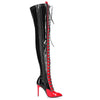 Giaro Overknee Stiefel Veruska schwarz rot_71116.jpg