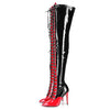 Giaro Overknee Stiefel Veruska schwarz rot_71120.jpg