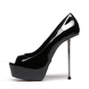 Giaro Peeptoe Plateau Pumps BELIZA Black Shiny _157294.jpg