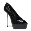 Giaro Peeptoe Plateau Pumps BELIZA SNAKE Schwarz_157275.jpg