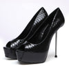 Giaro Peeptoe Plateau Pumps BELIZA SNAKE Schwarz_157280.jpg