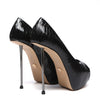 Giaro Peeptoe Plateau Pumps BELIZA SNAKE Schwarz_157282.jpg