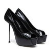 Giaro Peeptoe Plateau Pumps BELIZA SNAKE Schwarz_157283.jpg