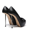 Giaro Peeptoe Plateau Pumps BELIZA Schwarz Matt_157988.jpg