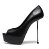 Giaro Peeptoe Plateau Pumps BELIZA Schwarz Matt_157995.jpg