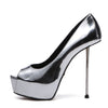 Giaro Peeptoe Plateau Pumps BELIZA Silber Chrome_154268.jpg