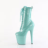 FLAMINGO-1040GP - Plateau Stiefelette - Mint Grün/Glitzer Lack | Pleaser_163204.jpg