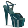 ADORE-709GP - Plateau High Heel Sandalette - Blau/Grün mit Glitzer | Pleaser_168816.jpg