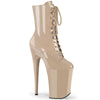 INFINITY-1020 Plateau Stiefellete - Beige Lack | Pleaser_122774.jpg