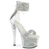 SKY-327RSI - Plateau High Heel Sandalette - Silber/Klar mit Strass | Pleaser_168971.jpg