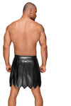 Gladiatorenrock Lack-Ornamente Herren H053 | Noir Handmade