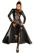 Powerwetlook Mantel DIVALICIOUS GOWN Schwarz F128C | Noir Handmade