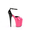 FLAMINGO-868 - Plateau High Heel Sandalette - Schwarz/Pink | Pleaser_171682.jpg