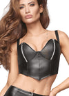 Power Wetlook Crop Top F165 Schwarz_36804.jpg