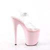 FLAMINGO-808 High Heels Sandalette - Transparent/Rosa | Pleaser_101153.jpg