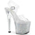 LOVESICK-708SG - Plateau High Heel Sandalette - Klar/Silber Glitzer | Pleaser_168961.jpg