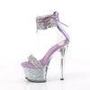 SKY-327RSI - Plateau High Heel Sandalette - Lila/Silber mit Strass | Pleaser_171267.jpg