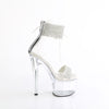 PASSION-727RS - Plateau High Heel Sandalette - Weiß/Klar/Transparent Glitzer | Pleaser_163501.jpg