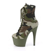 Plateau Stiefeletten ADORE-1020CAMO - Camouflage SALE