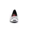 Pleaser Ballerinas Pleaser Pink Label ANNA-01 silber SALE