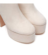 BAMARA Plateau Stiefeletten Beige Velour | Giaro SALE