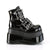 BEAR-104 Plateau Stiefeletten - Schwarz Lack | DemoniaCult SALE