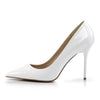 Stiletto Pumps CLASSIQUE-20 - Lack Weiß SALE