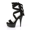 Plateau High Heels DELIGHT-671 - Schwarz SALE