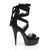 Plateau High Heels DELIGHT-671 - Schwarz SALE