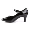 Mary Jane Pumps DIVINE-440 - Lack Schwarz SALE