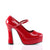 DOLLY-50 Plateau High Heel Pumps rot | DemoniaCult SALE