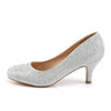 Kitten Heels DORIS-06 - Silber | Fabulicious SALE